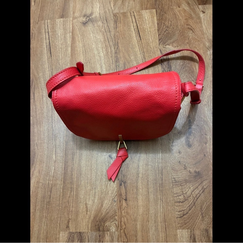 Vera Bradley Carson Leather Saddle Bag in Canyon Sunset Like New Condition - Picture 4 of 14